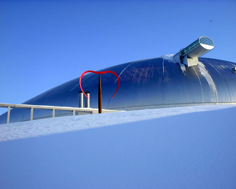 Shintaro Tanaka's artwork for Sapporo Dome